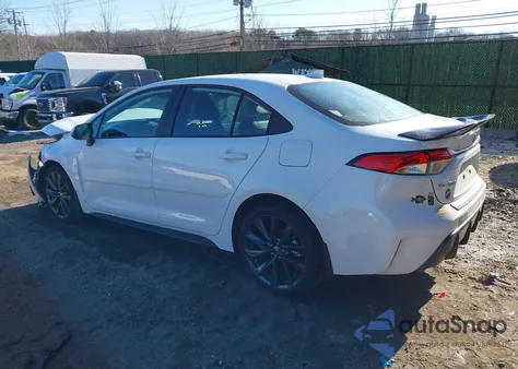 2025 Toyota Corolla Se z USA, uszkodzony, nr VIN 5YFS4MCE4SP238065